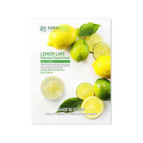 Mirabelle Lemon Lime Fairness Facial Mask