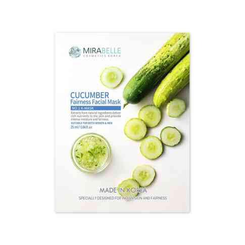 Mirabelle Cucumber Fairness Facial Mask