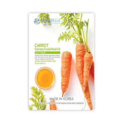 Mirabelle Carrot Fairness EX Facial Mask