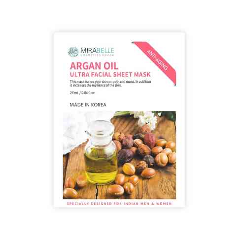 Mirabelle Argan Oil Ultra Facial Sheet Mask