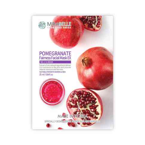 Mirabelle Pomegranate Fairness Ex Facial Mask